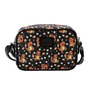 NEW Loungefly Pokemon Charmander Flowers Camera Crossbody Bag Purse